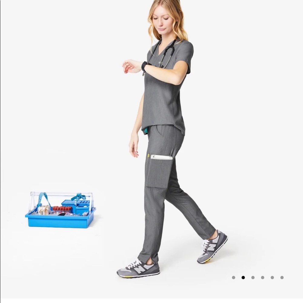 FIGS Graphite yola scrub pants